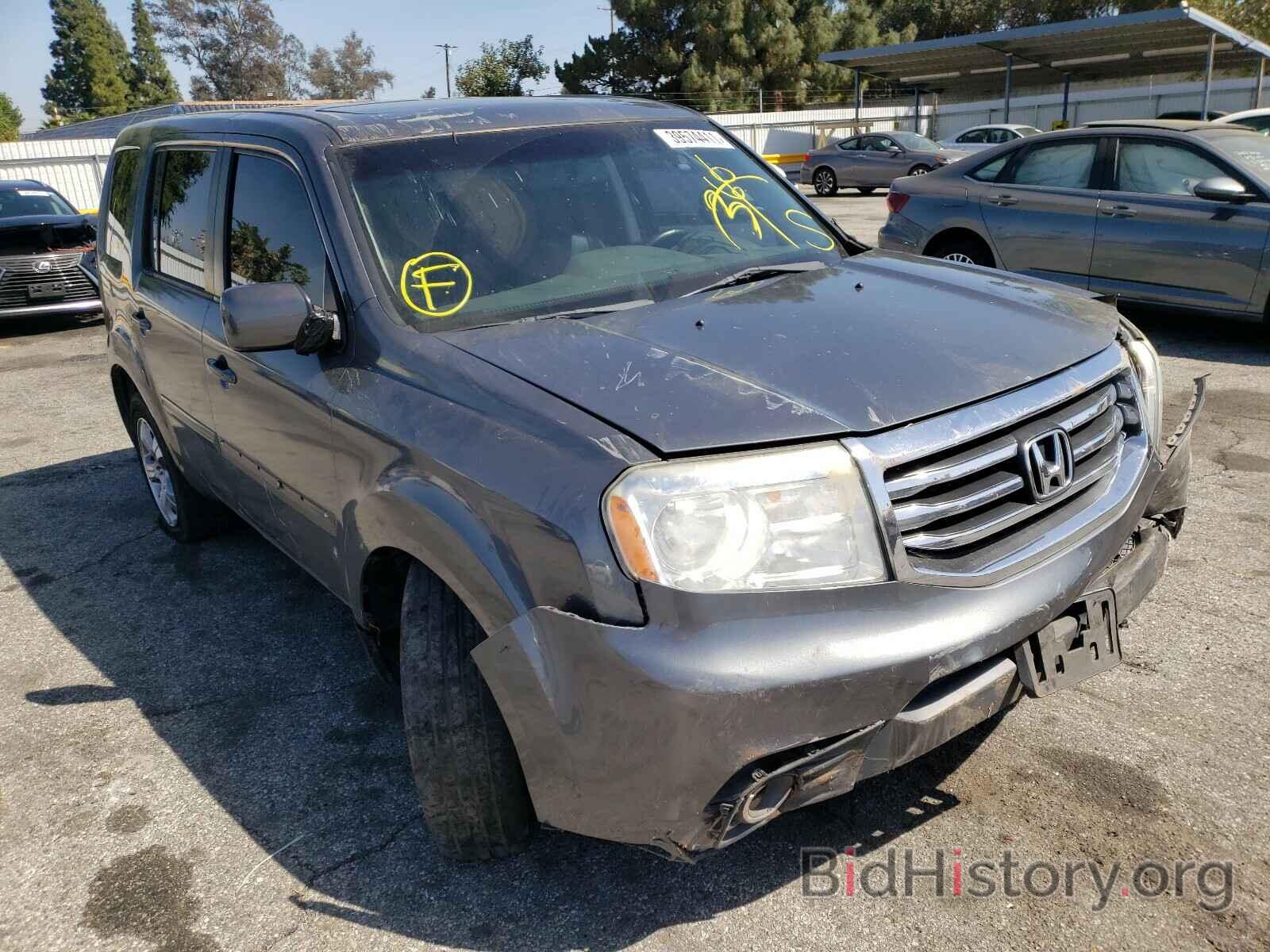 Photo 5FNYF4H70CB003691 - HONDA PILOT 2012