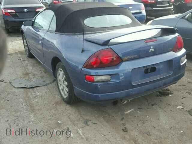 2002 MITSUBISHI ECLIPSE - VIN: 4A3AE45G92E078797 - Фото 3