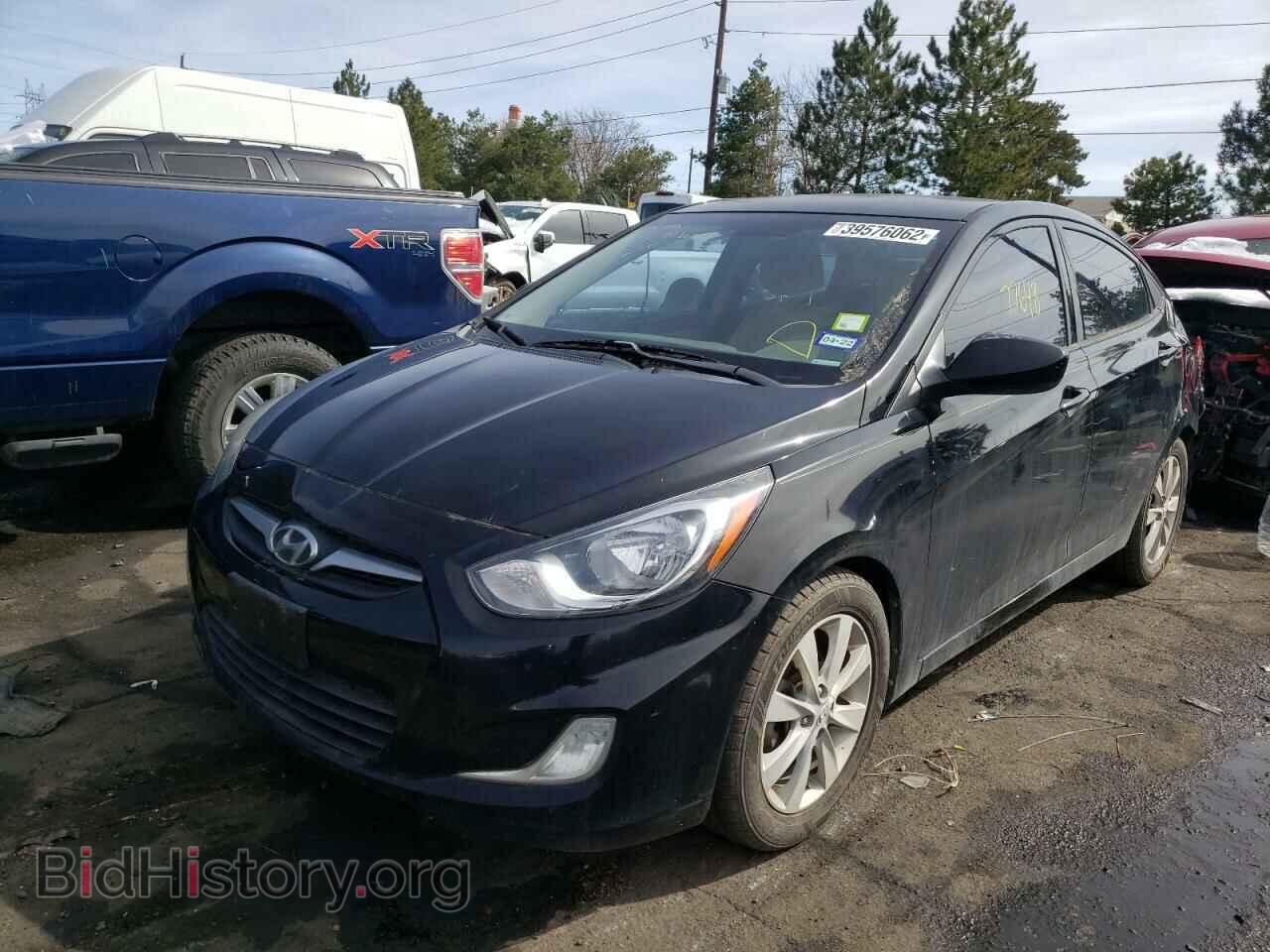 2012 HYUNDAI ACCENT - VIN: KMHCU4AEXCU144375 - Фото 2