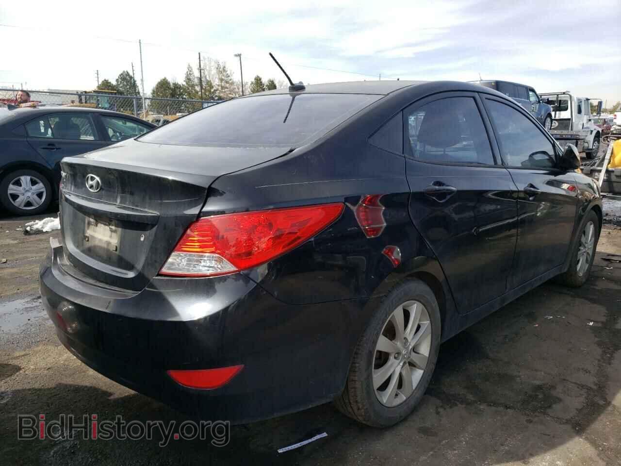 2012 HYUNDAI ACCENT - VIN: KMHCU4AEXCU144375 - Фото 4