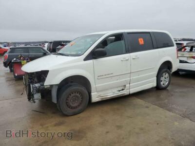 2010 Dodge CARAVAN SE, белый — VIN 2D4RN4DE2AR270427, Copart