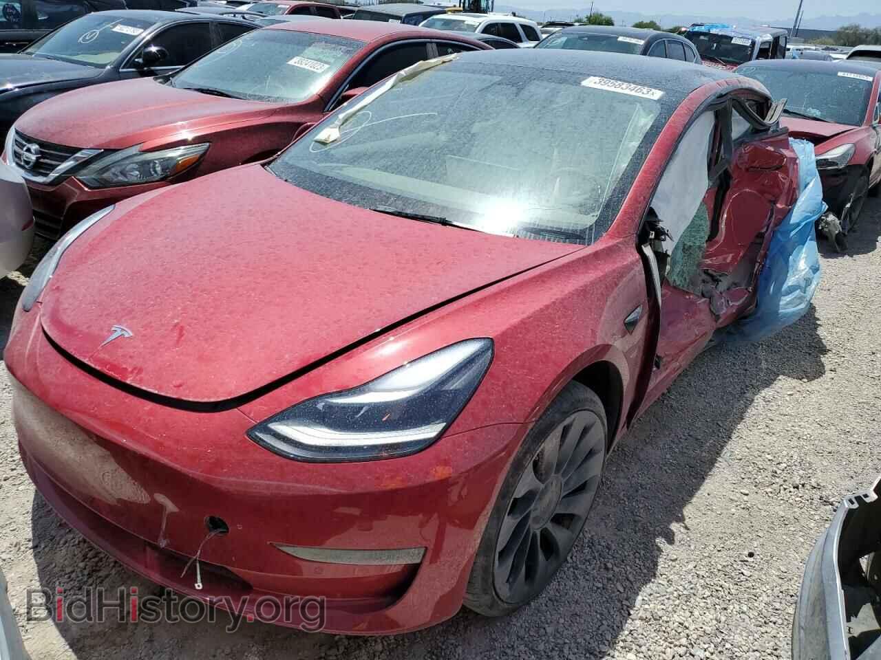 Фотография 5YJ3E1EC0NF327739 - TESLA MODEL 3 2022