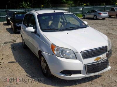 2011 Chevrolet AVEO Aveo LS, white — VIN KL1TD6DE7BB124629, Copart