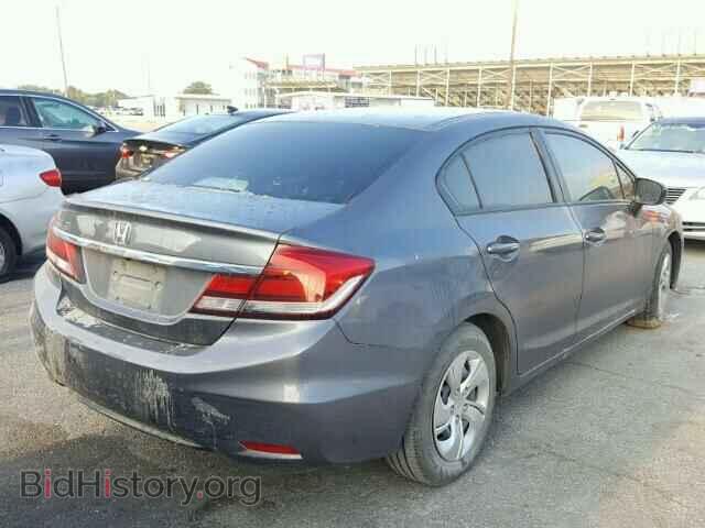 2014 HONDA CIVIC - VIN: 2HGFB2F50EH508654 - Фото 4