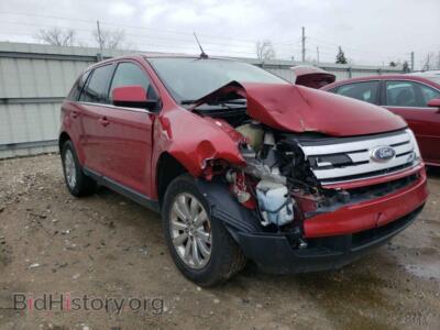 2008 Ford EDGE Edge Limit, красный — VIN 2FMDK39C08BB36676, Copart
