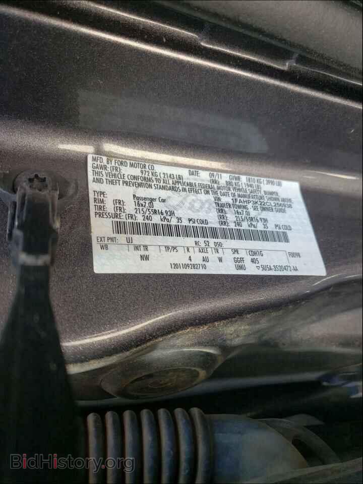 2012 FORD FOCUS - VIN: 1FAHP3K22CL256938 - Фото 10