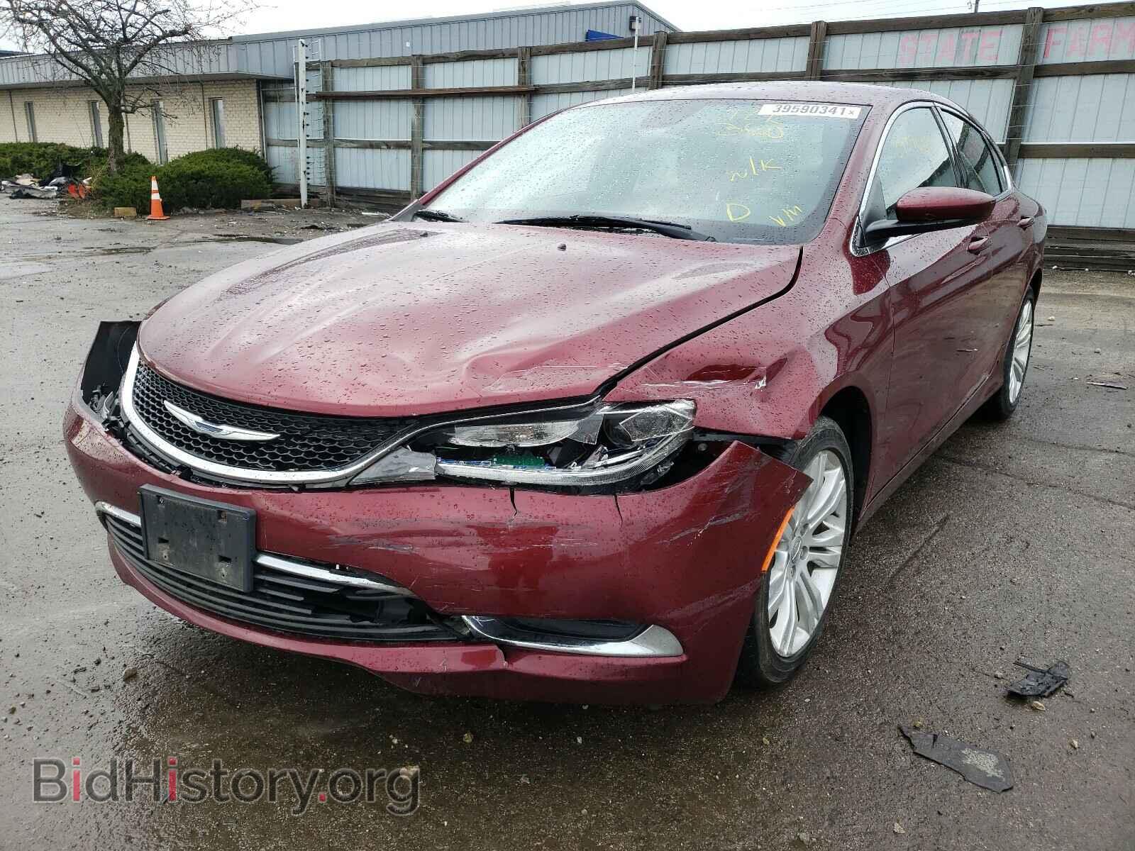 2015 CHRYSLER 200 - VIN: 1C3CCCAB6FN754753 - Фото 2
