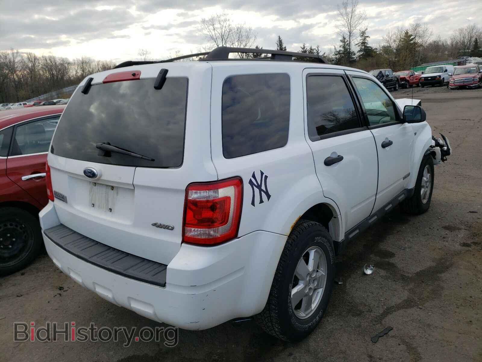 2008 FORD ESCAPE - VIN: 1FMCU93198KB01026 - Фото 4