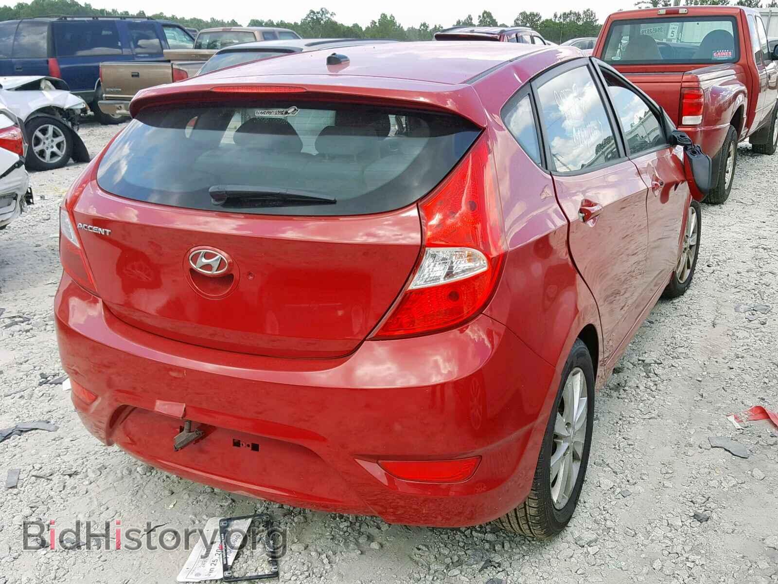 2014 HYUNDAI ACCENT - VIN: KMHCU5AEXEU149973 - Фото 4