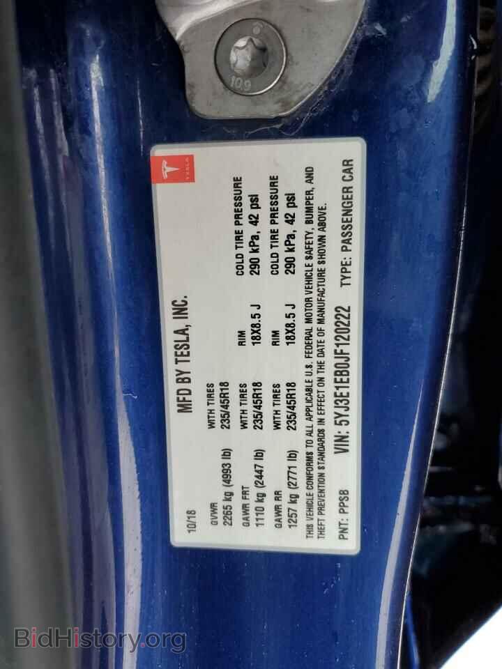 2018 TESLA MODEL 3 - VIN: 5YJ3E1EB0JF120222 - Photo 12