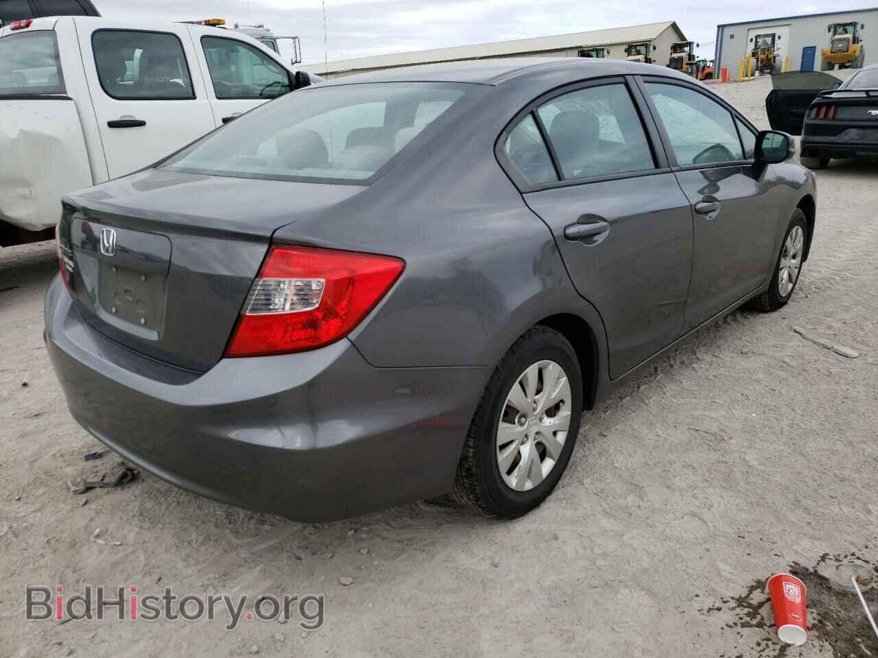 2012 HONDA CIVIC - VIN: 2HGFB2F55CH581676 - Фото 4
