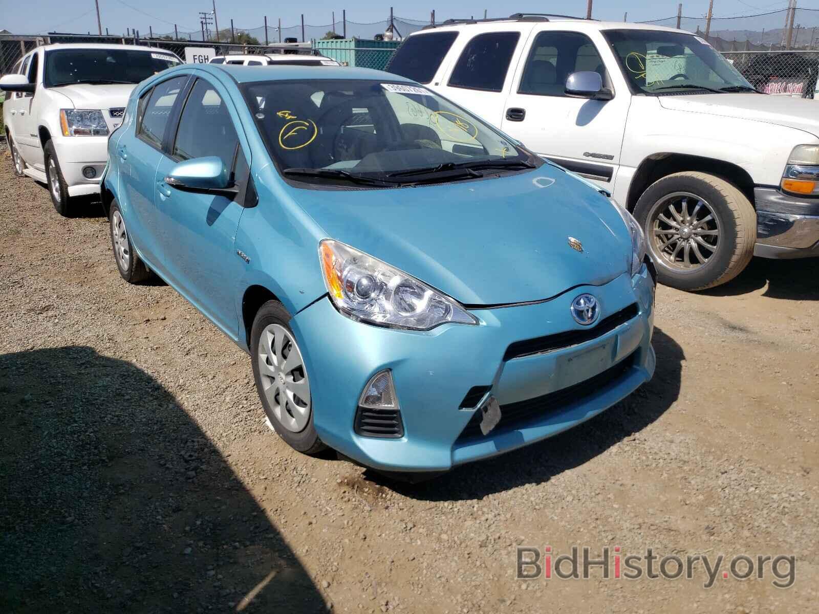 Photo JTDKDTB30C1012945 - TOYOTA PRIUS 2012