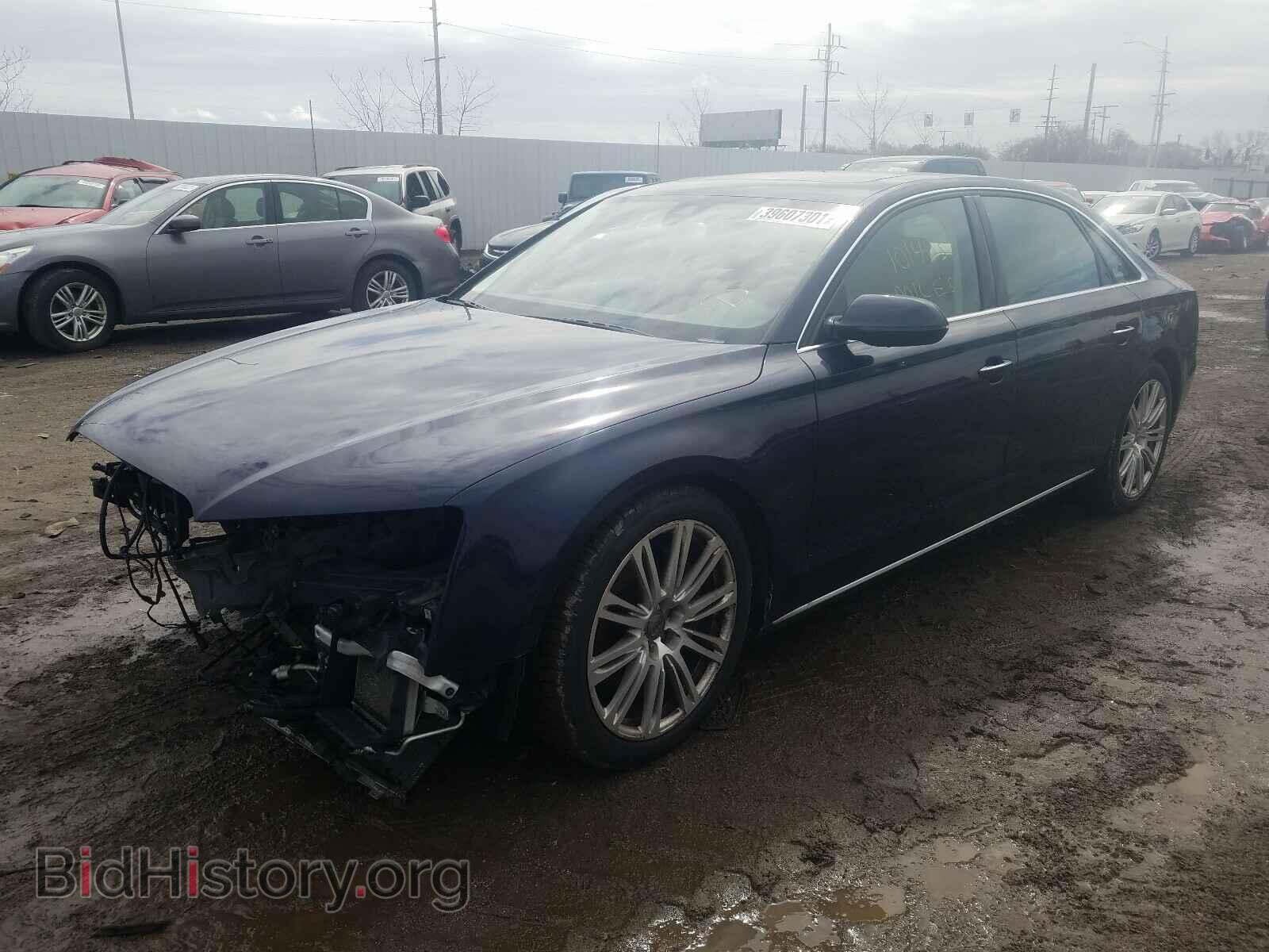 2013 AUDI A8 - VIN: WAURGAFD2DN032294 - Фото 2
