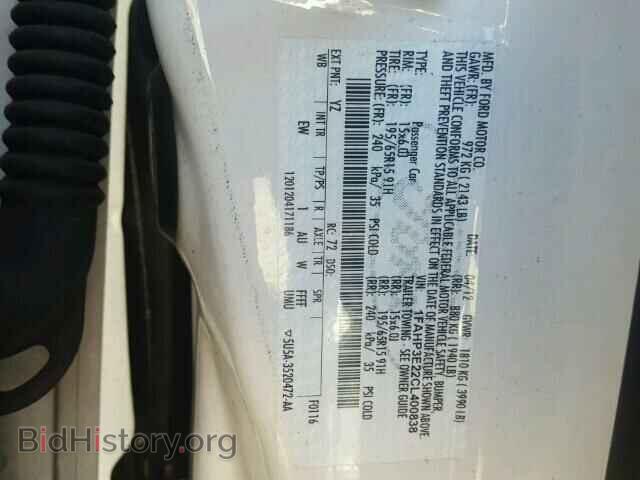 2012 FORD FOCUS - VIN: 1FAHP3E22CL400838 - Photo 10