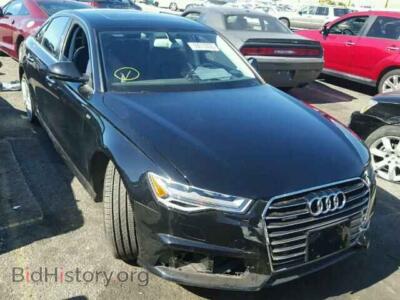 2016 Audi A6 A6 Premium, черный — VIN WAUGFAFC0GN018948, Copart