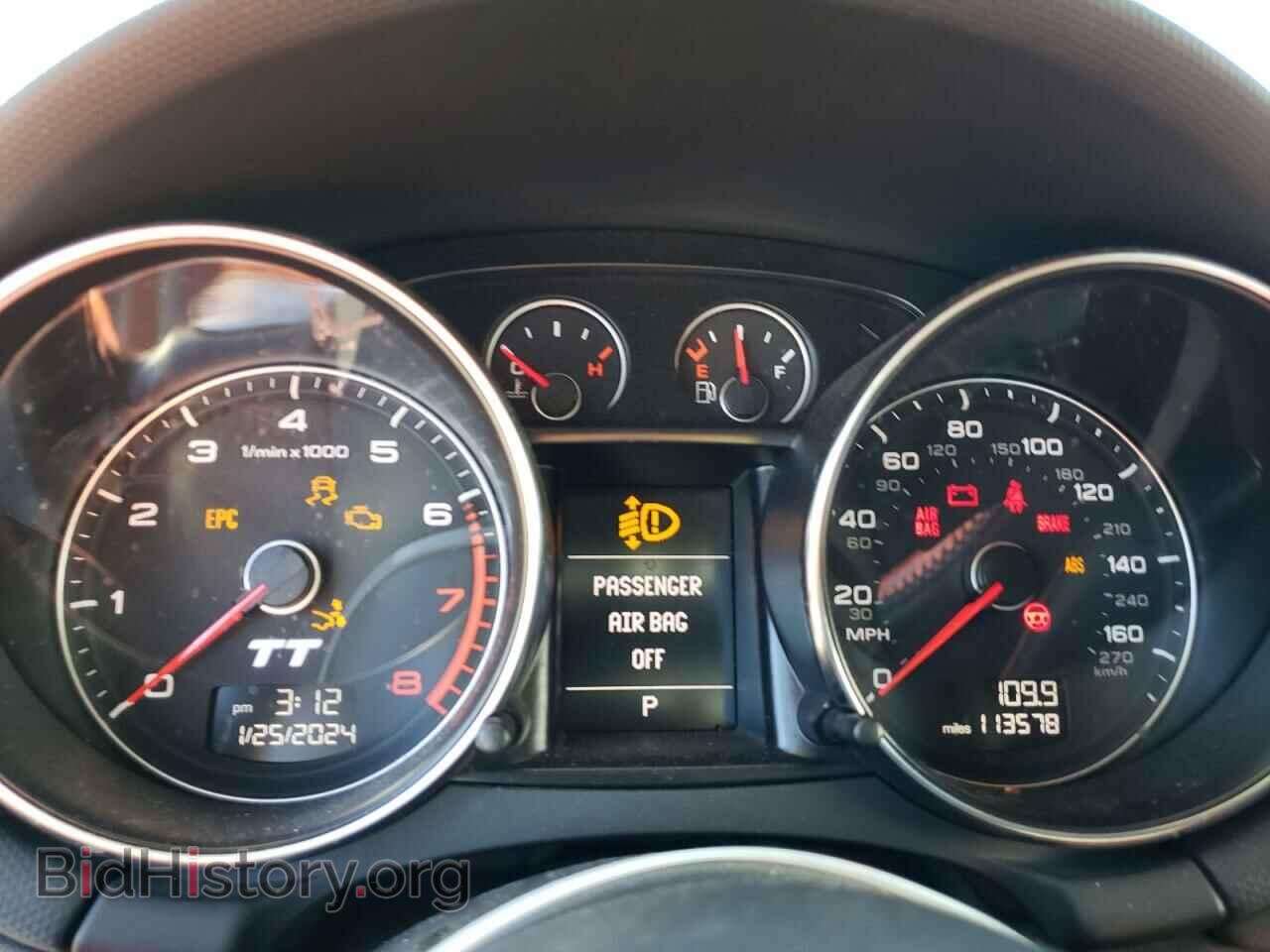 2012 AUDI TT - VIN: TRUSFAFK9C1014022 - Фото 9