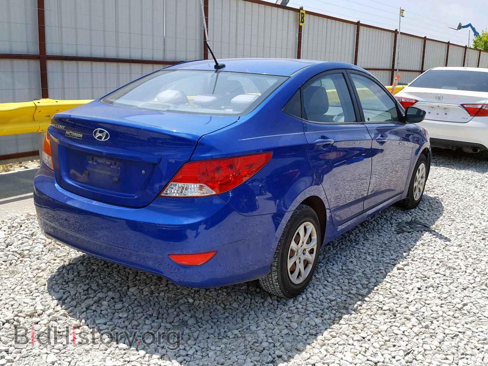 2012 HYUNDAI ACCENT - VIN: KMHCT4AE3CU141014 - Фото 4