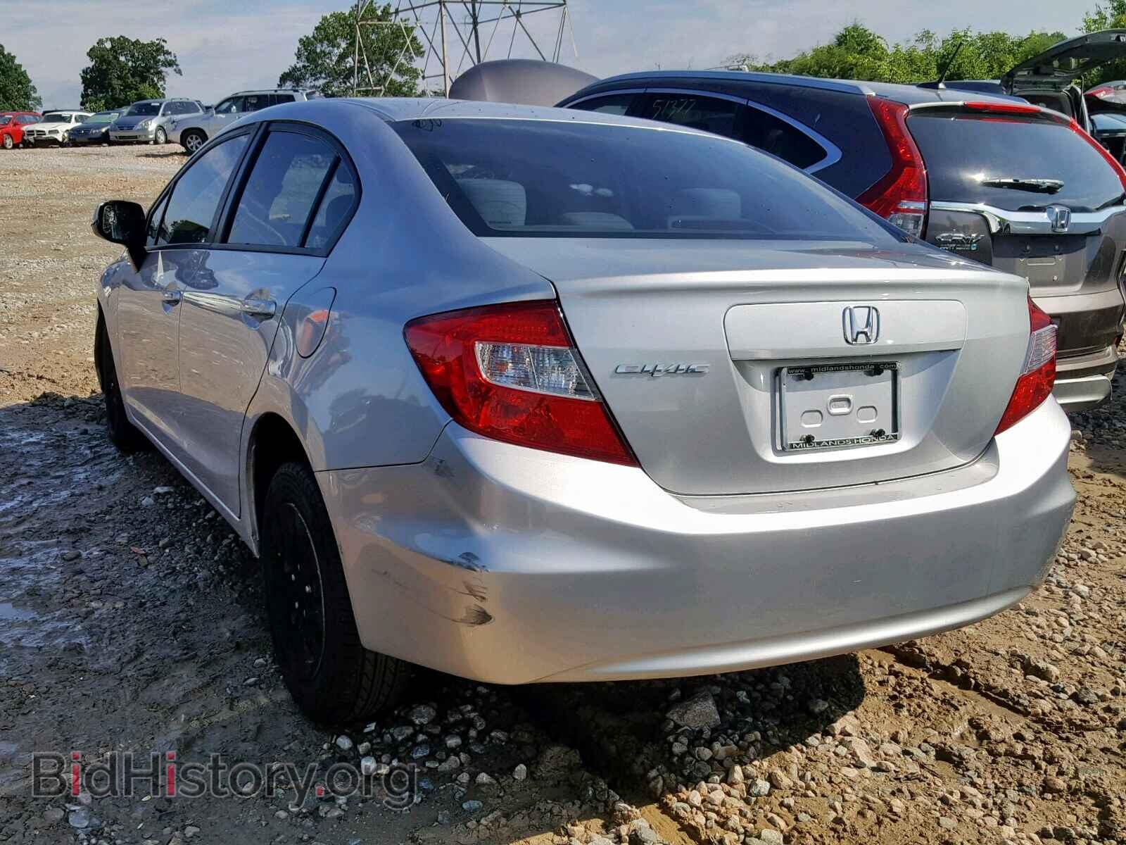 2012 HONDA CIVIC LX - VIN: 19XFB2F54CE312966 - Фото 3