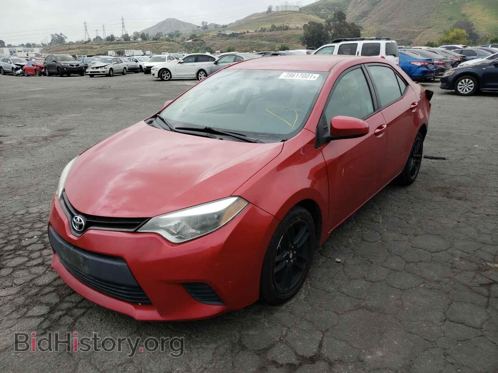 2014 TOYOTA COROLLA - VIN: 2T1BURHE7EC206320 - Фото 2