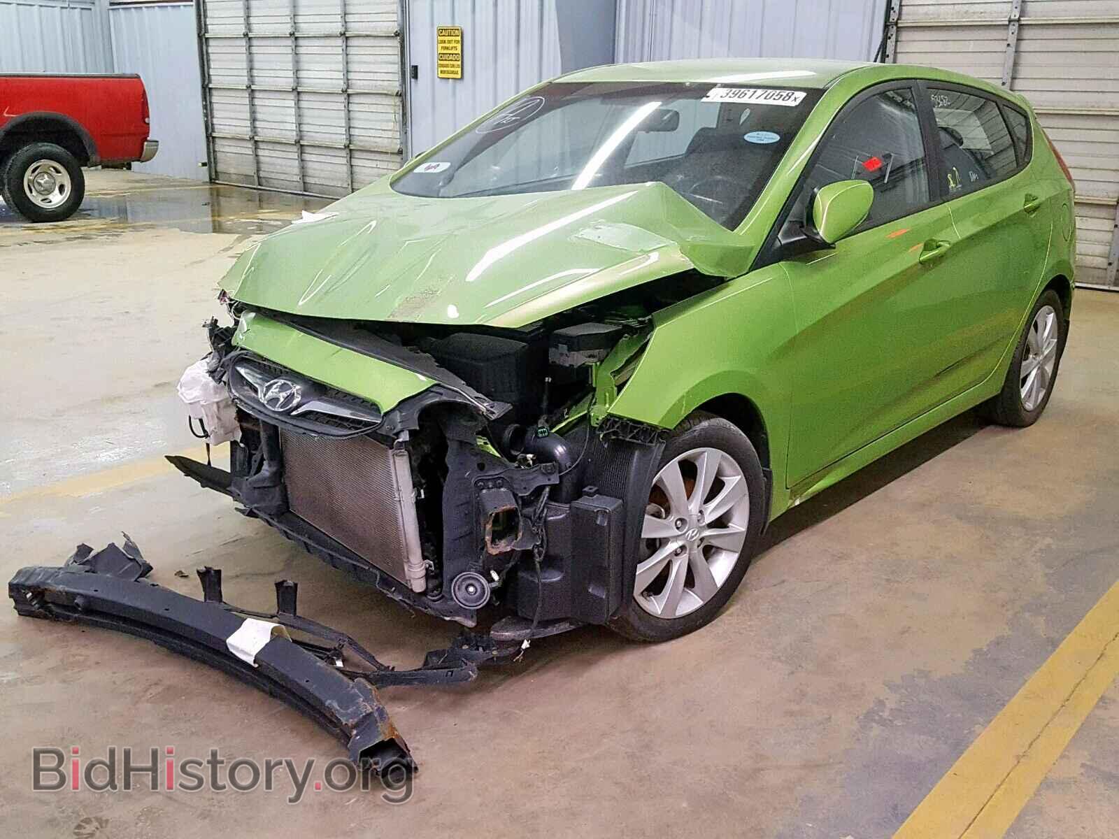 2013 HYUNDAI ACCENT - VIN: KMHCU5AE3DU139154 - Фото 2