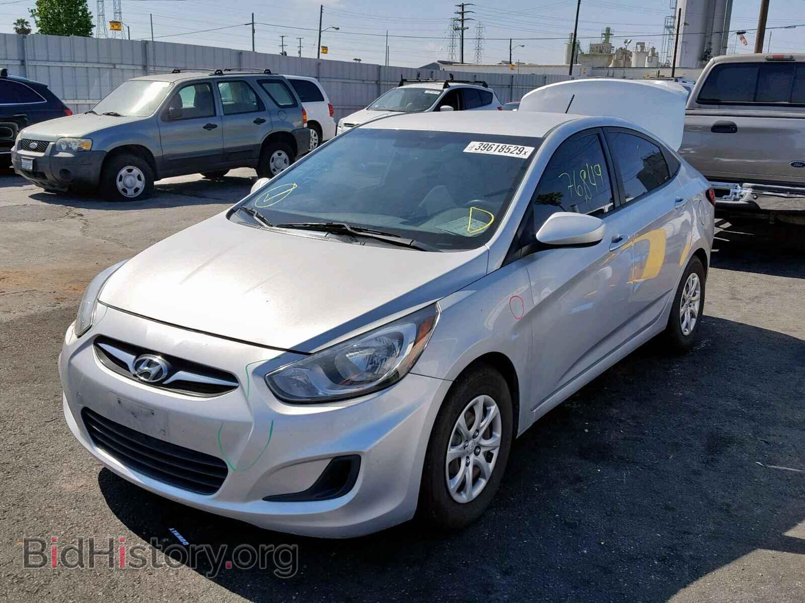 2013 HYUNDAI ACCENT - VIN: KMHCT4AE9DU285667 - Фото 2