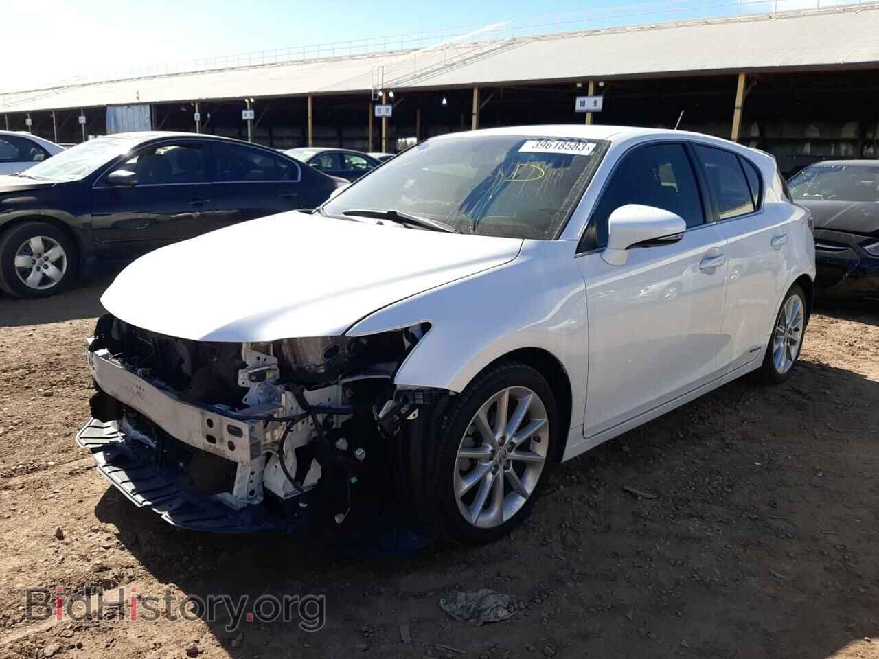 Photo JTHKD5BH9C2071427 - LEXUS CT 200 2012