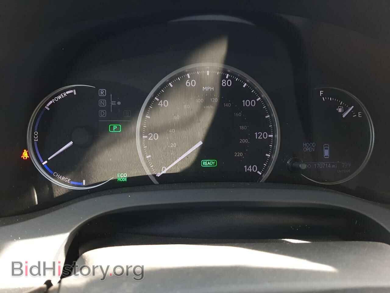 2012 LEXUS CT 200 - VIN: JTHKD5BH9C2071427 - Фото 9