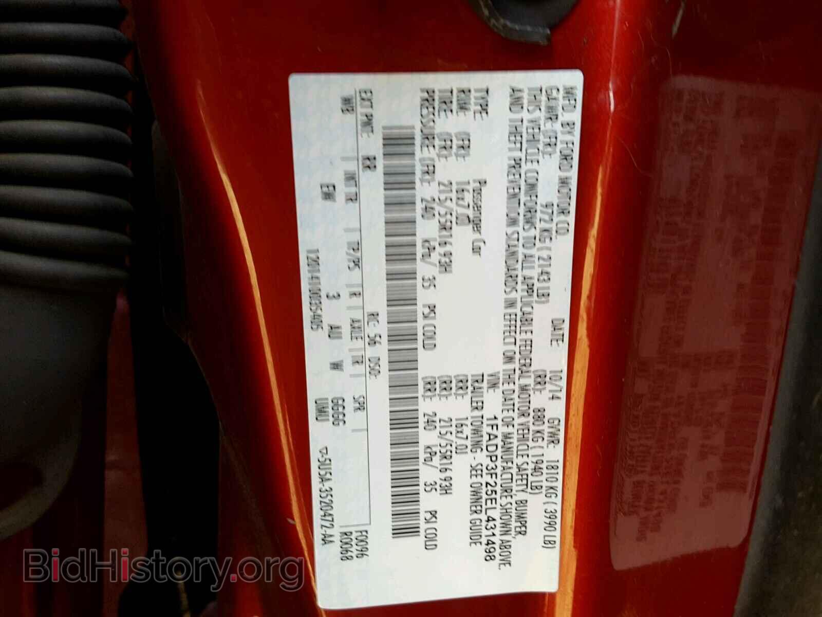 2014 FORD FOCUS - VIN: 1FADP3F25EL431498 - Photo 10