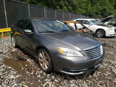 2013 Chrysler 200, серый — VIN 1C3CCBAB8DN671333, Copart