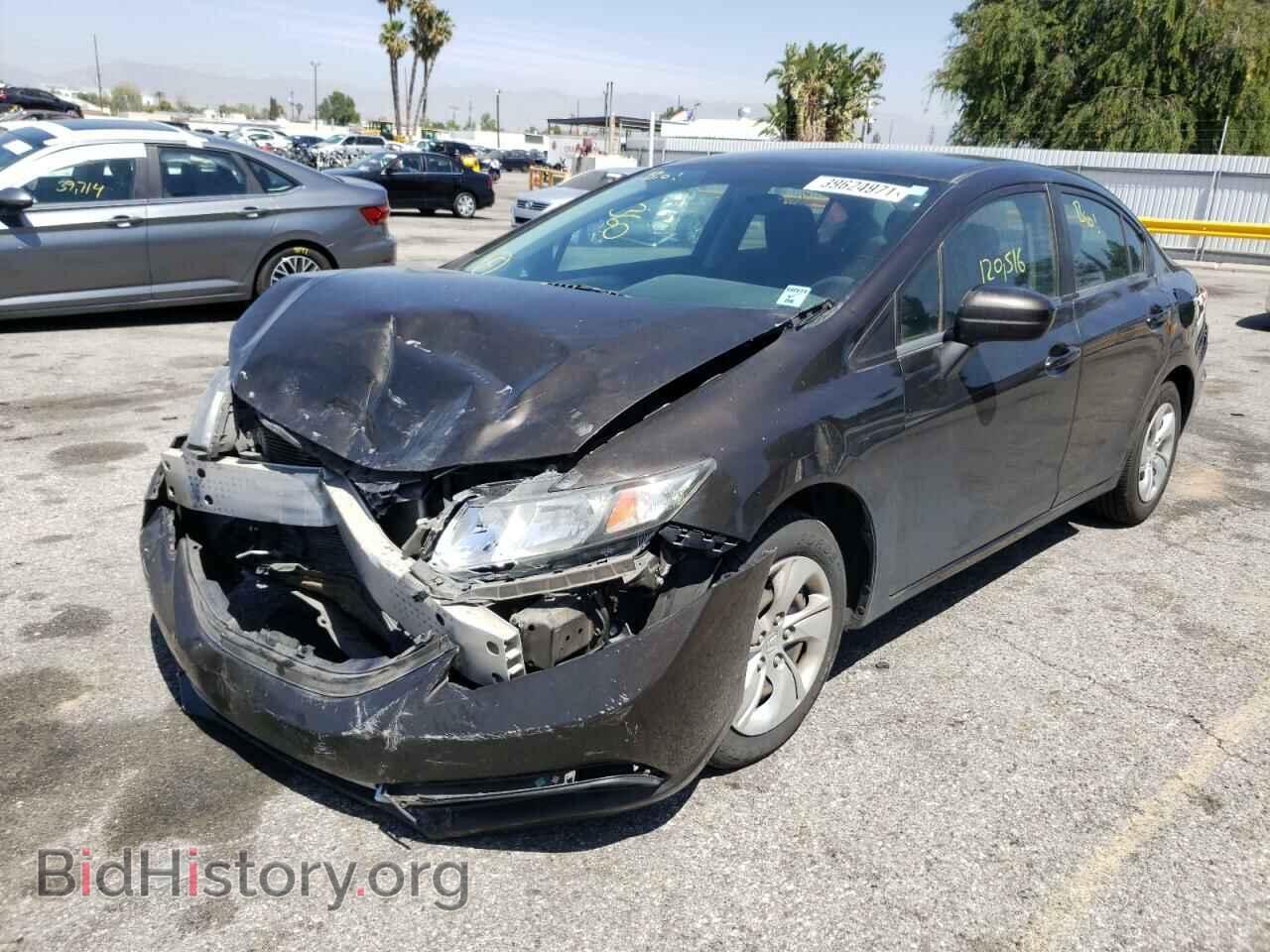 2014 HONDA CIVIC - VIN: 2HGFB2F54EH511007 - Фото 2