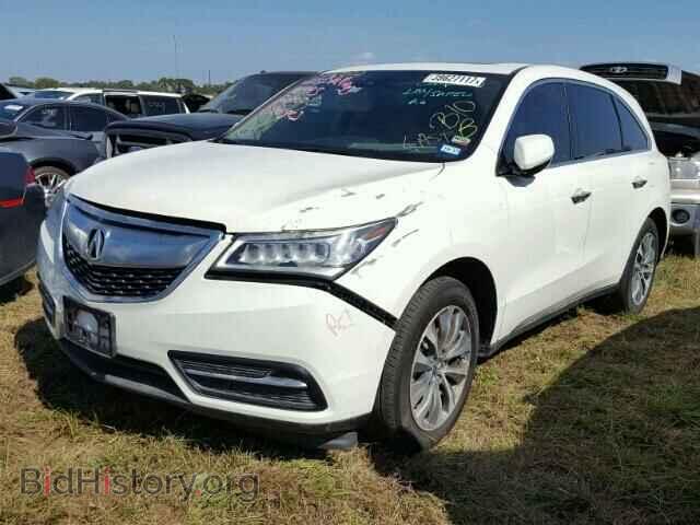 2016 ACURA MDX - VIN: 5FRYD3H40GB010943 - Фото 2
