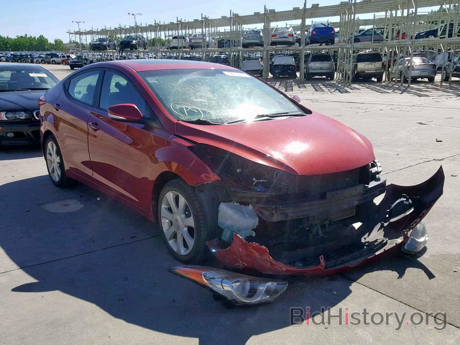 Photo KMHDH4AEXCU497014 - HYUNDAI ELANTRA 2012