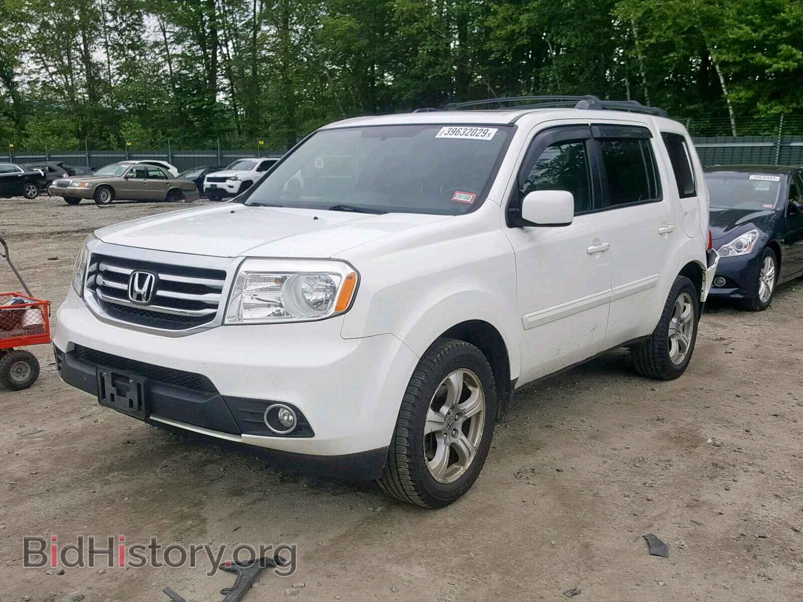 2013 HONDA PILOT EXL - VIN: 5FNYF4H55DB007669 - Фото 2