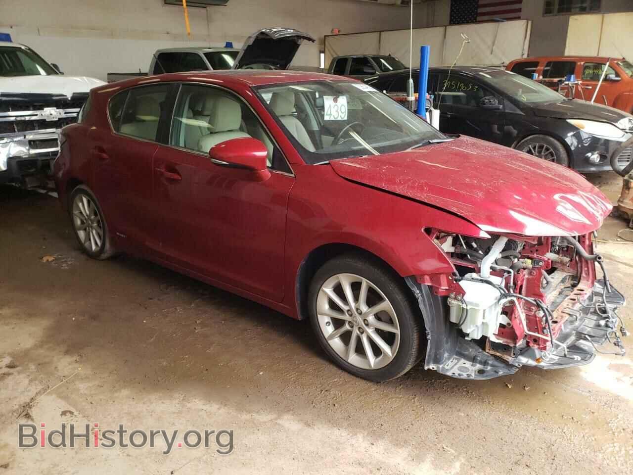 2012 LEXUS CT 200 - VIN: JTHKD5BH7C2118650 - Фото 4