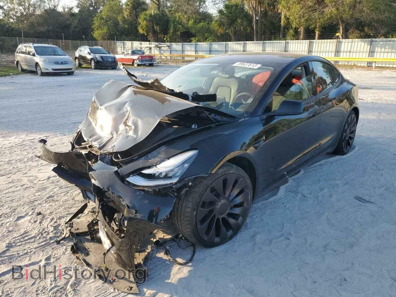 Photo 5YJ3E1EC7MF856216 - TESLA MODEL 3 2021