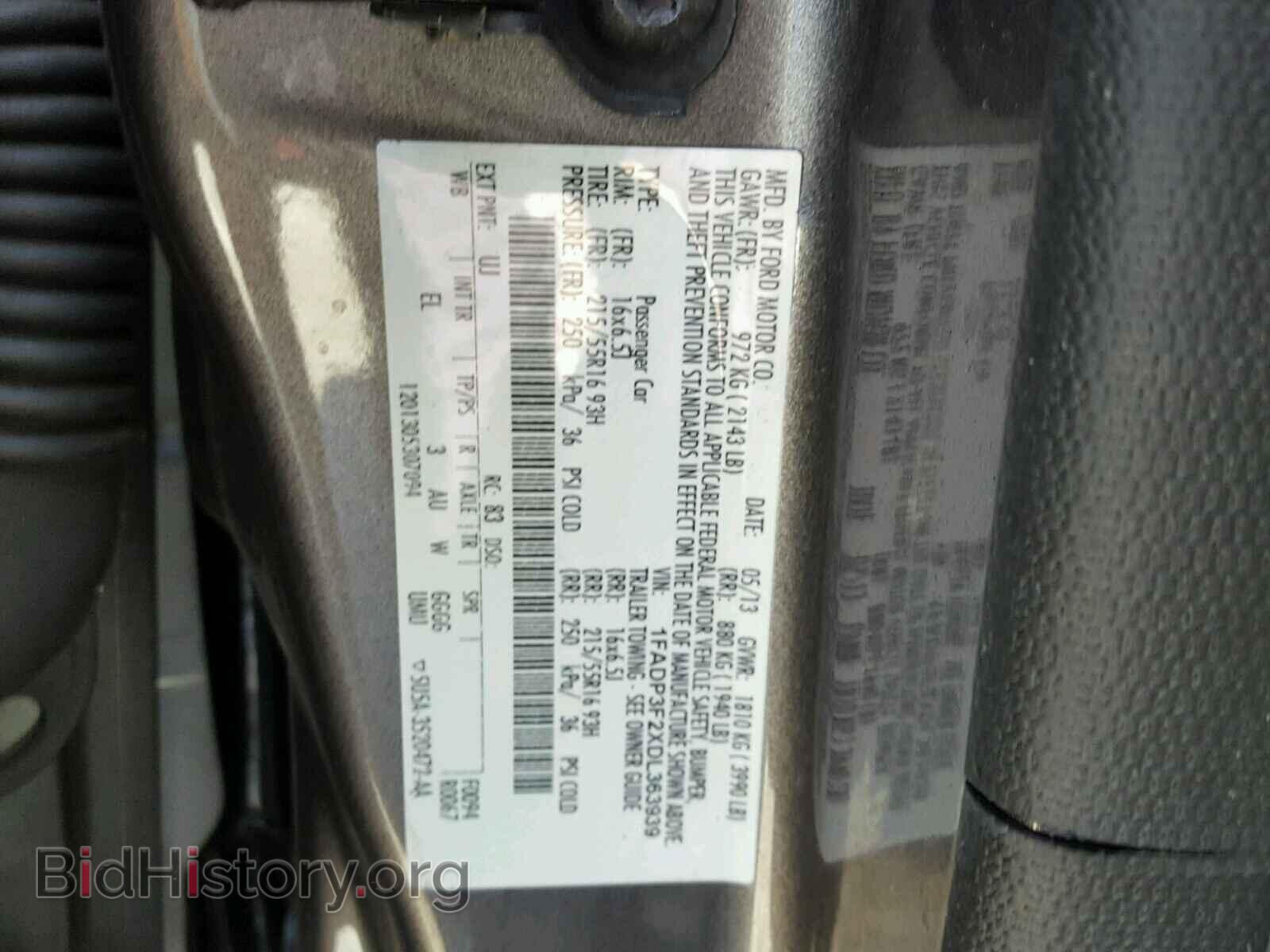2013 FORD FOCUS - VIN: 1FADP3F2XDL363939 - Photo 10
