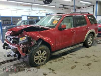2010 Ford EXPLORER Eddie Bauer, red — VIN 1FMEU7EE9AUA29106, Copart