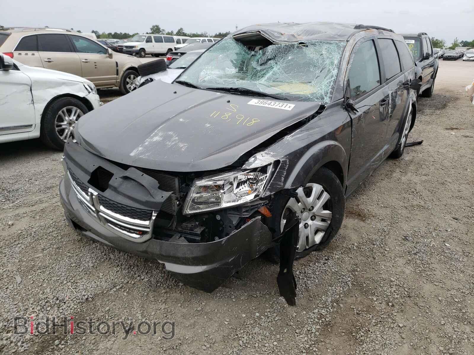2014 DODGE JOURNEY - VIN: 3C4PDCAB2ET155549 - Фото 2