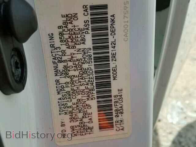 2013 TOYOTA COROLLA - VIN: 5YFBU4EE3DP159079 - Photo 10