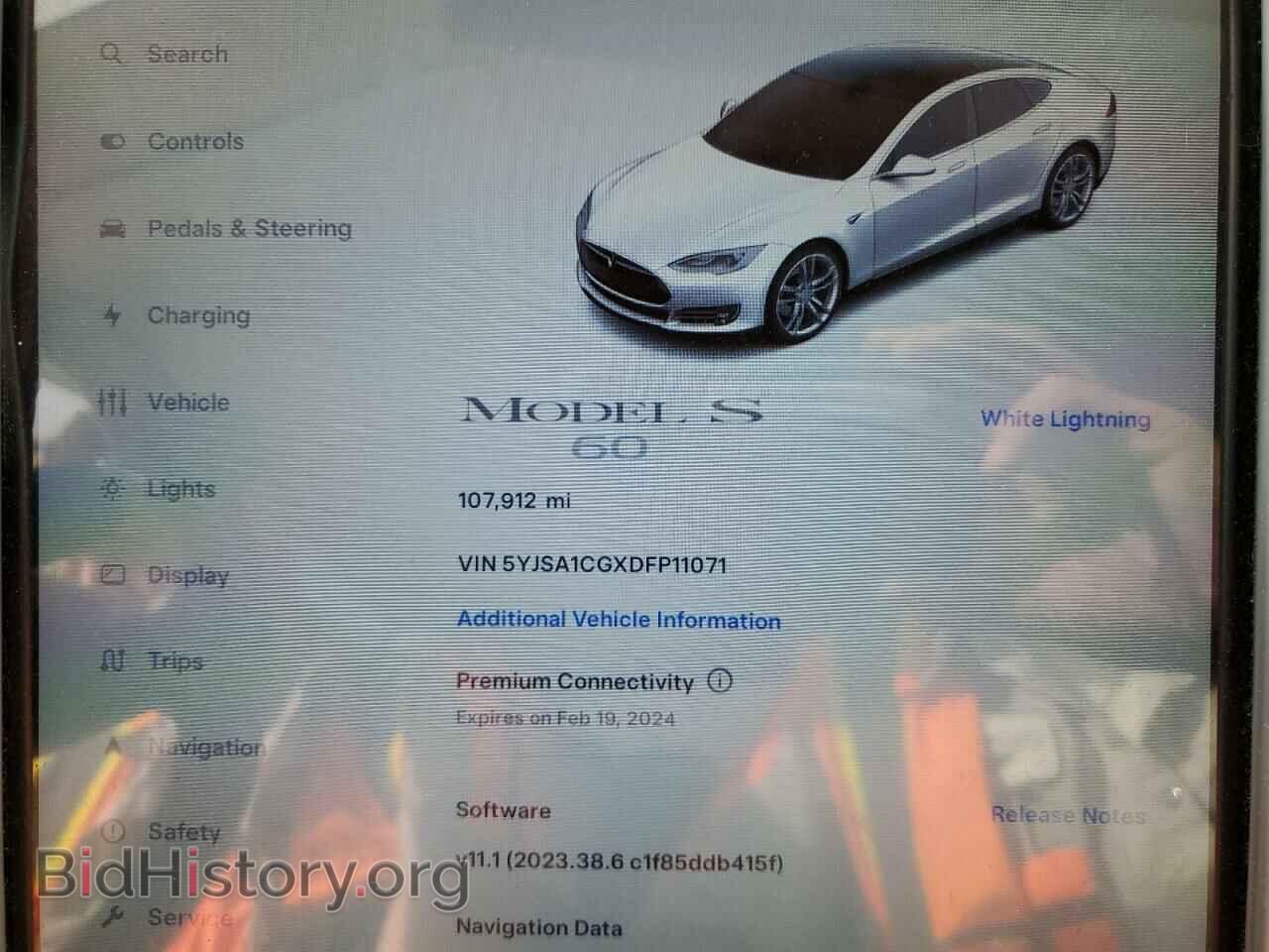 2013 TESLA MODEL S - VIN: 5YJSA1CGXDFP11071 - Photo 9