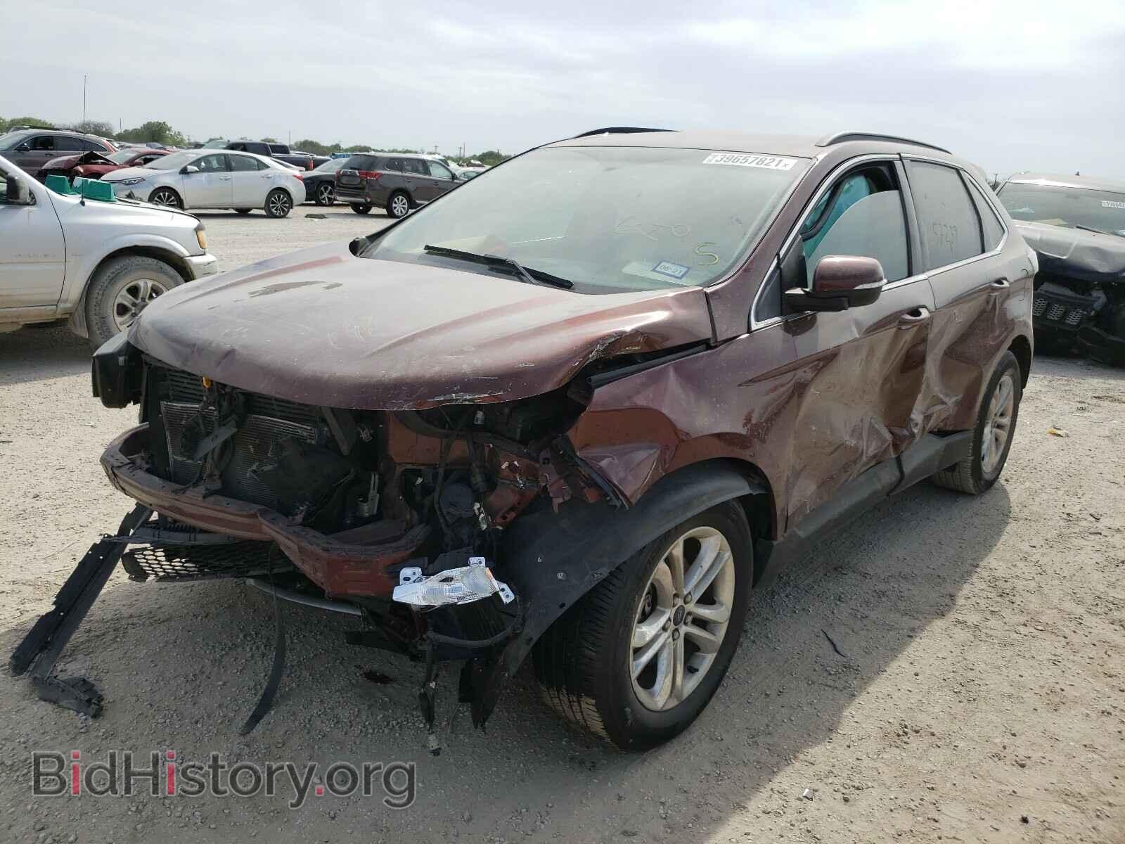 2015 FORD EDGE - VIN: 2FMTK3J81FBB12385 - Фото 2