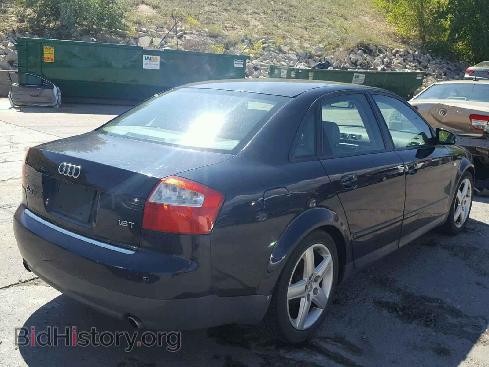 2002 AUDI A4 - VIN: WAUJC68E02A134743 - Фото 4
