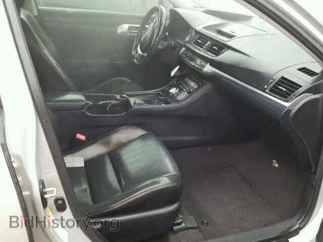 2012 LEXUS CT 200 - VIN: JTHKD5BH1C2080784 - Фото 5