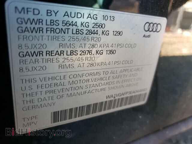 2014 AUDI SQ5 - VIN: WA1VGAFP3EA044663 - Фото 10