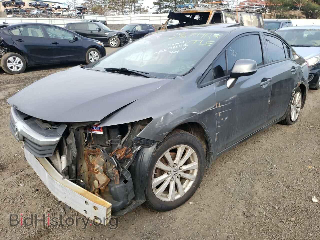 2012 HONDA CIVIC - VIN: 2HGFB2F87CH521375 - Фото 2