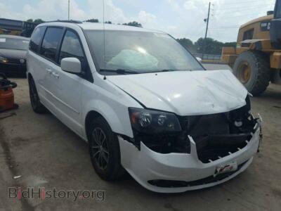 2016 Dodge CARAVAN Grand Cara, белый — VIN 2C4RDGEG7GR250149, Copart