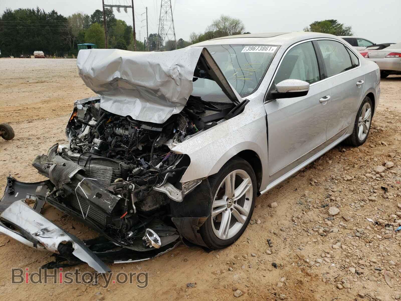2014 VOLKSWAGEN PASSAT - VIN: 1VWCS7A35EC015489 - Фото 2