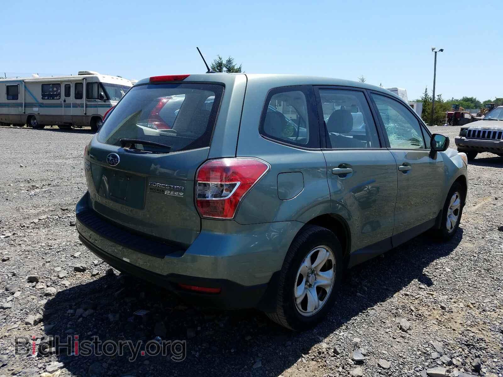 2014 SUBARU FORESTER - VIN: JF2SJAAC3EH462941 - Фото 4
