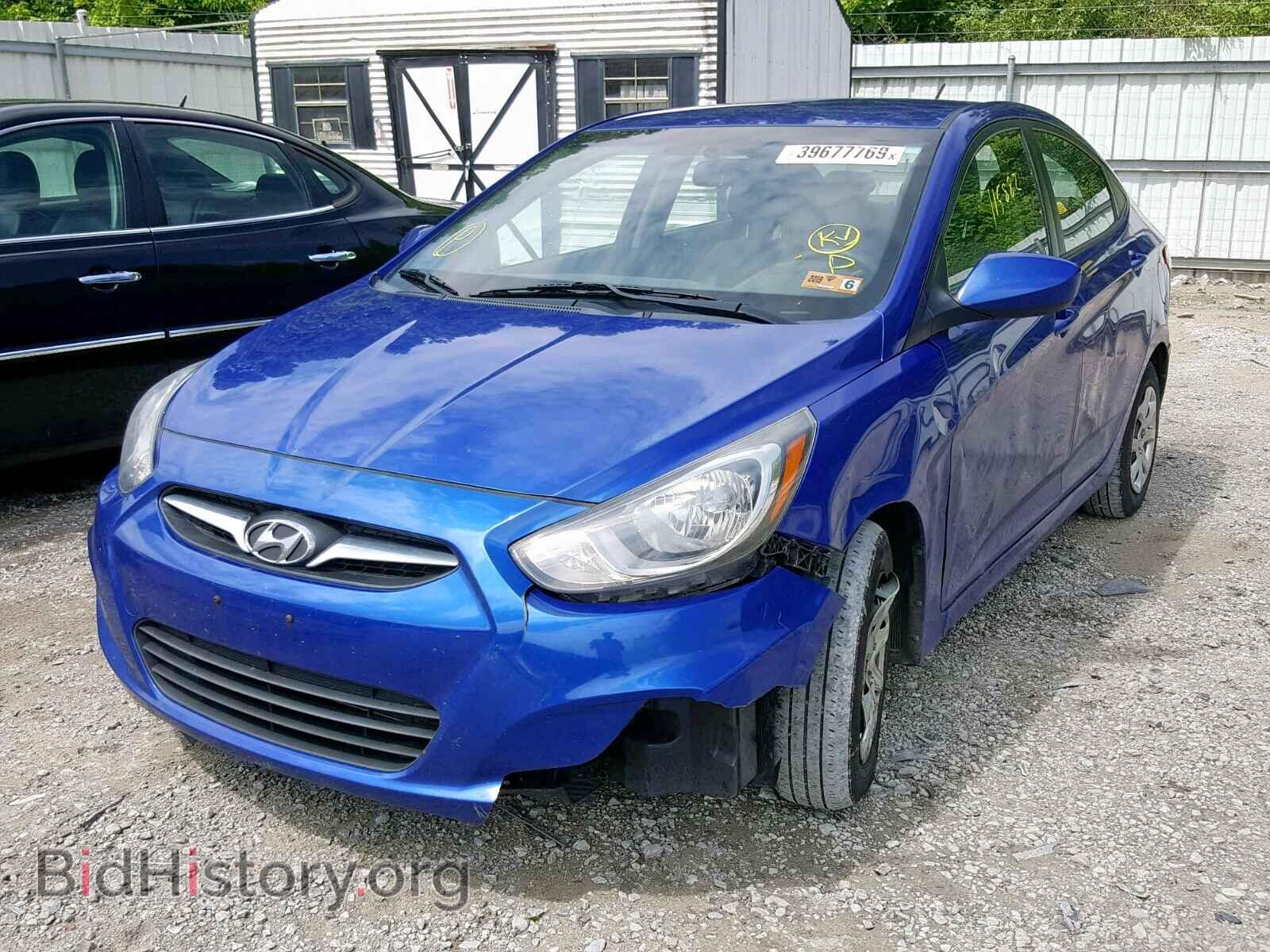 2014 HYUNDAI ACCENT - VIN: KMHCT4AE4EU648524 - Фото 2