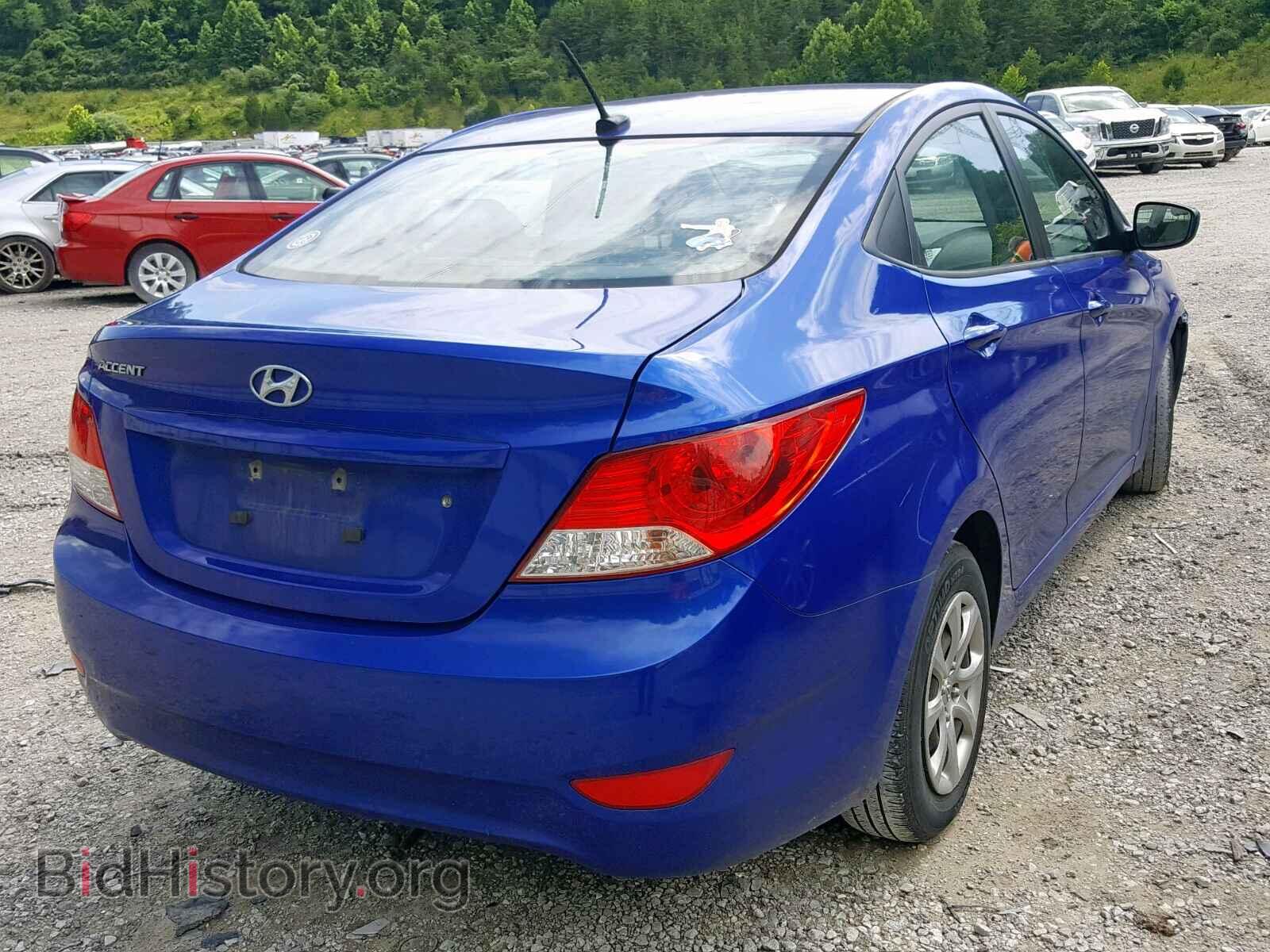 2014 HYUNDAI ACCENT - VIN: KMHCT4AE4EU648524 - Фото 4
